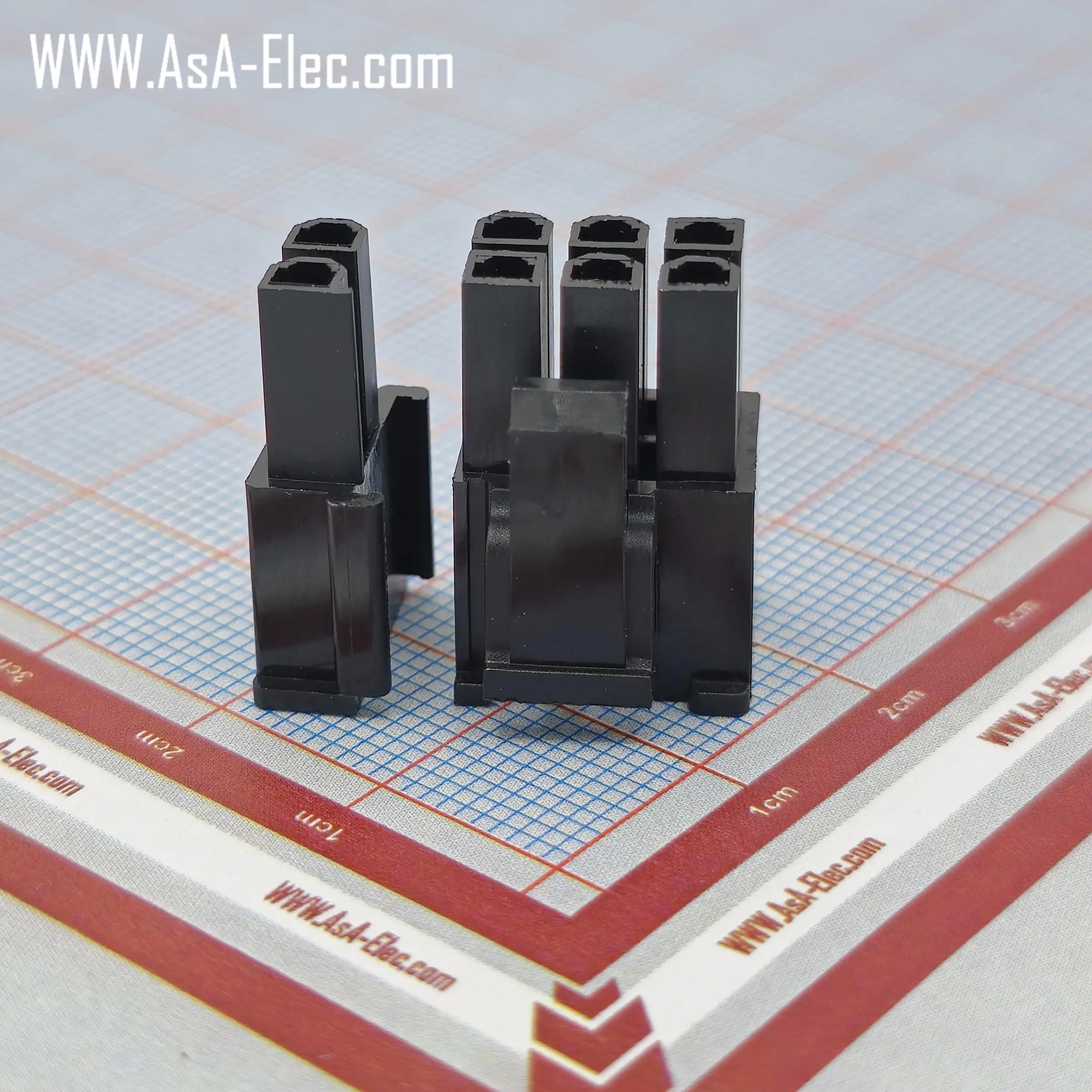 سوکت ATX 4.2 mm مادگی مولکسی 2+6 پین (8 پین)